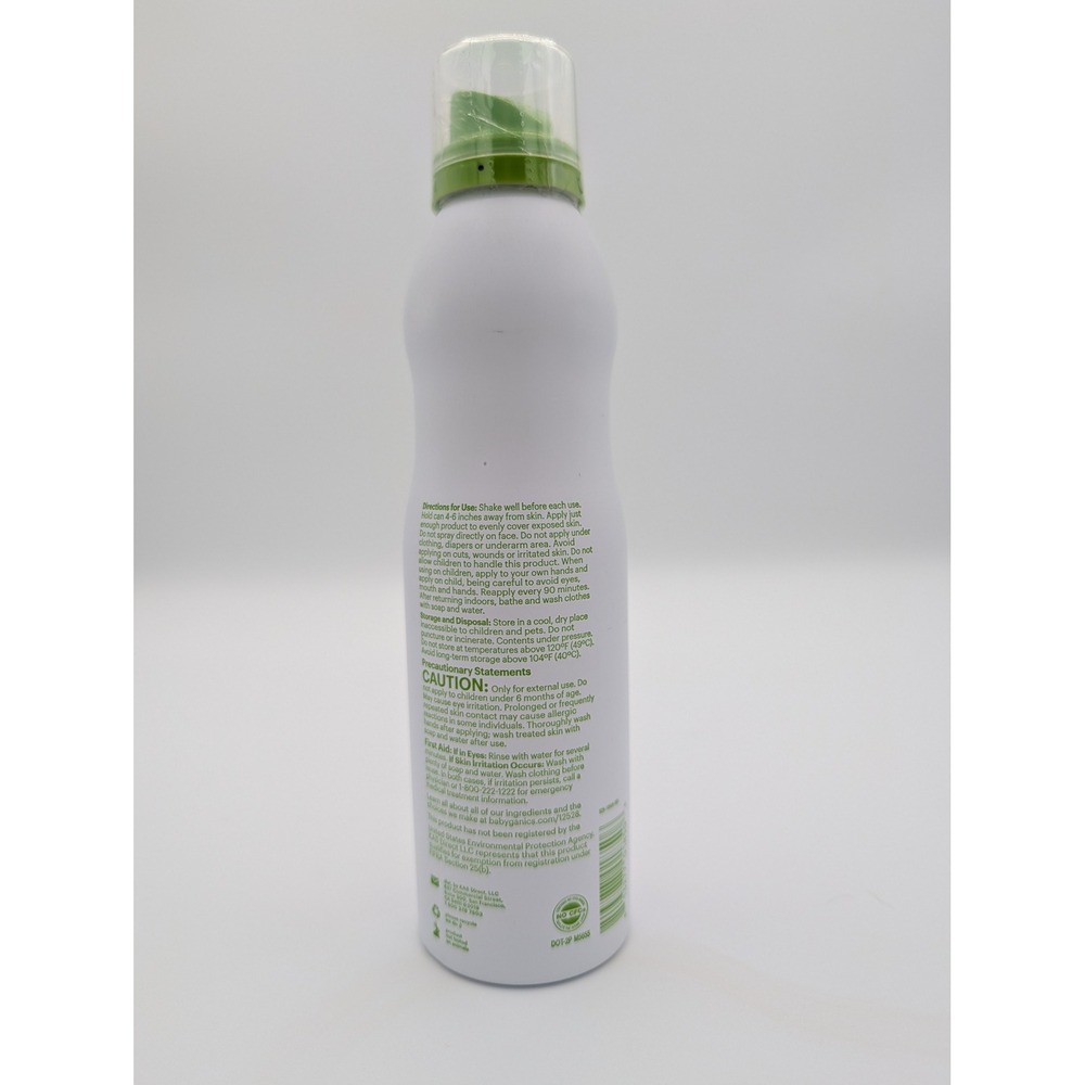 3pk Babyganics Natural Oil Insect Repellent‎ 5oz Continuous Spray DEET-Free - Picture 2 of 2